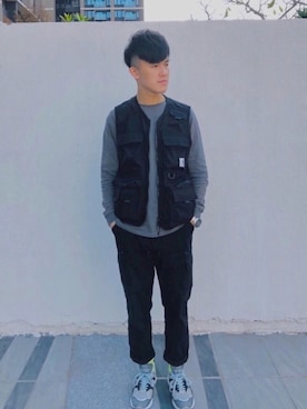「NEW BALANCE 990」｜「アイテム（腕時計）」を使った、Ericさん（メンズ・175cm）の冬コーディネート