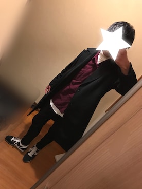 「アイテム（アンダーウェア）」を使った、ツボンさん（メンズ・174cm・10代）の冬コーディネート