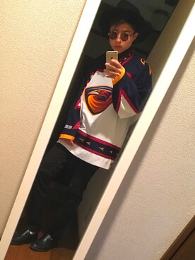 「UNIQLO（ユニクロ）のアイテム（その他パンツ、ブラック系）」を使った、ZI@COさん（メンズ・170cm）の冬コーディネート