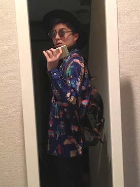 「Vivienne Westwood（ヴィヴィアンウエストウッド）のアイテム（バックパック/リュック、その他）」を使った、ZI@COさん（メンズ・170cm）の冬コーディネート