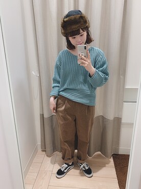 m o m o k aさん（レディース・156cm）の冬コーディネート