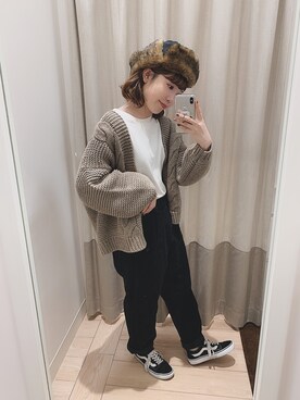 m o m o k aさん（レディース・156cm）の冬コーディネート