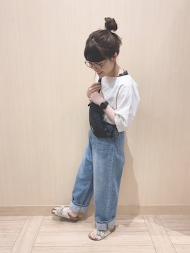 m o m o k aさん（レディース・156cm）の夏コーディネート