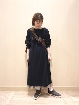 m o m o k aさん（レディース・156cm）の秋コーディネート