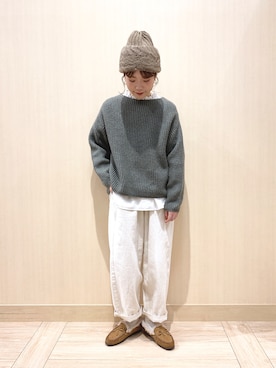 m o m o k aさん（レディース・156cm）の冬コーディネート