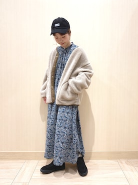 m o m o k aさん（レディース・156cm）の冬コーディネート