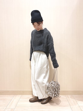 m o m o k aさん（レディース・156cm）の冬コーディネート