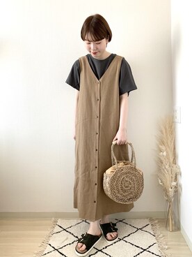 m o m o k aさん（レディース・156cm）の春コーディネート