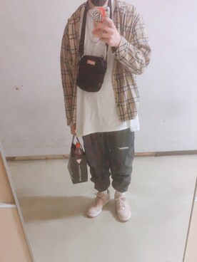 「Guess（ゲス）のアイテム（アクセサリー）」を使った、tatsuさん（メンズ・178cm）の夏コーディネート