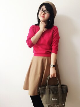 Candiceさん(レディース・160cm)の冬コーディネート