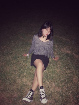 「A&F（エーアンドエフ）のアイテム（トップス）」を使った、Candiceさん（レディース・160cm）の秋コーディネート