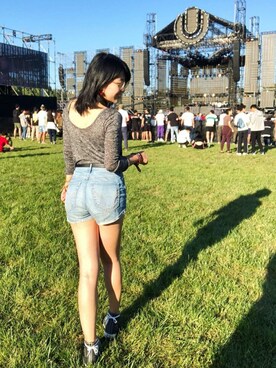 「A&F（エーアンドエフ）のアイテム（トップス）」を使った、Candiceさん（レディース・160cm）の秋コーディネート