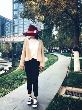 Candiceさん（レディース・160cm）の秋コーディネート