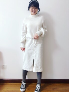 Candiceさん（レディース・160cm）の冬コーディネート