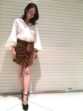 「JILL STUART（ジルスチュアート）のアイテム（トップス）」を使った、alisa_jsさん（レディース・163cm）の冬コーディネート