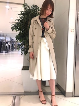 「JILL STUART（ジルスチュアート）のアイテム（ブルゾン）」を使った、alisa_jsさん（レディース・163cm）の春コーディネート