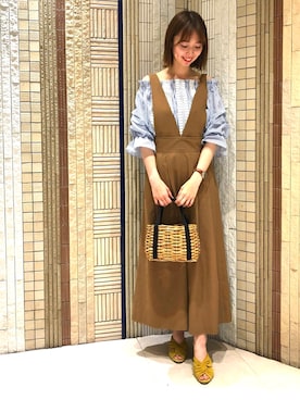 「JILL STUART（ジルスチュアート）のアイテム（パンツ）」を使った、alisa_jsさん（レディース・163cm）の夏コーディネート