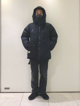 「アラサー」｜冷牟田 誠さん（メンズ・165cm・20代）の冬コーディネート