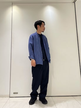 冷牟田 誠さん（メンズ・165cm）の春コーディネート