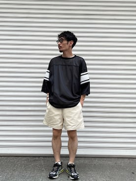 冷牟田 誠さん（メンズ・165cm）の夏コーディネート