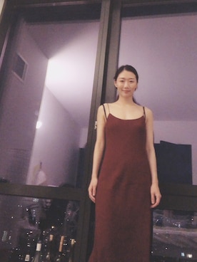 「theory（セオリー）のアイテム（ワンピース/ドレス）」を使った、虫大神跳大神さん（レディース・160cm）の夏コーディネート