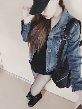 「カッコイイ女子」｜「アイテム（その他）」を使った、sayanさん（レディース・157cm）の冬コーディネート