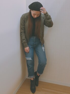 sayanさん（レディース・157cm）の冬コーディネート