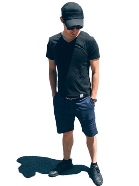 「アイテム（Tシャツ/カットソー）」を使った、sayanさん（メンズ・175cm）の夏コーディネート