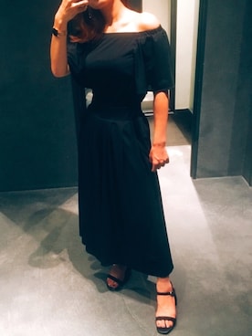 「Daniel Wellington（ダニエルウェリントン）の販売終了クラシックペティット アッシュフィールド32mm（アナログ腕時計）」を使った、sayanさん（レディース・157cm）の夏コーディネート