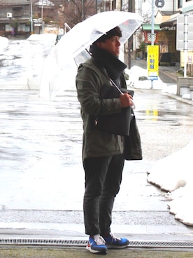 「model」｜KK#27さん（メンズ・170cm）の冬コーディネート