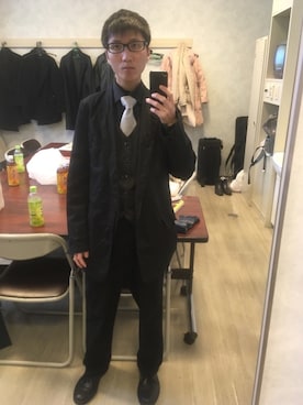 「アイテム（フォーマルスーツ/小物）」を使った、syohjiさん（メンズ・163cm・20代）の春コーディネート