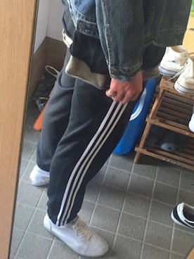 「ミックススタイル」｜「アイテム（デニムジャケット）」を使った、Nissyanさん（メンズ・180cm）の春コーディネート