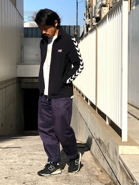 「Scye（サイ）のアイテム（チノパンツ）」を使った、masaさん（メンズ・173cm）の春コーディネート