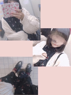 「axes femme（アクシーズファム）のアイテム（ローファー）」を使った、佐藤。さん（レディース・154cm）の冬コーディネート