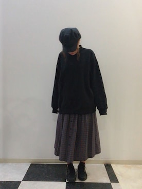 myuさん（レディース・162cm）の秋コーディネート