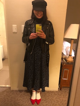 「Mathilda（マチルダ）のアイテム（パンプス）」を使った、hahaha!さん（レディース・160cm）の冬コーディネート