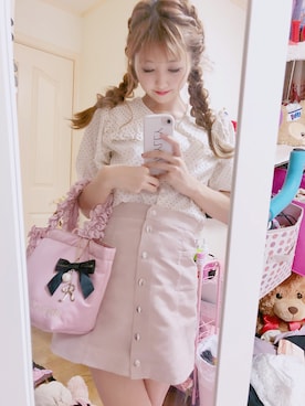 「へザー」｜「アイテム（トートバッグ）」を使った、りにゃぷさん（レディース・157cm）の秋コーディネート