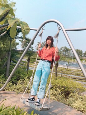 「korean」｜Meiさん（レディース・163cm）の夏コーディネート