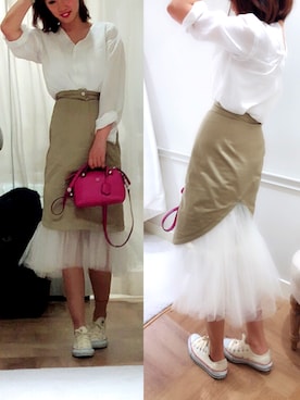 li.lian.Dさん（レディース・158cm）の春コーディネート