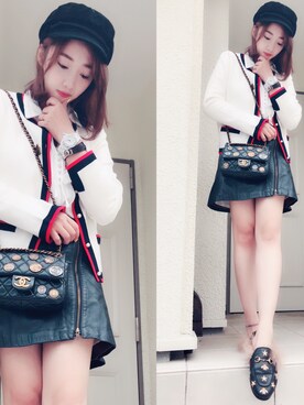 「chanel」｜「アイテム（その他シューズ）」を使った、li.lian.Dさん（レディース・158cm）の夏コーディネート