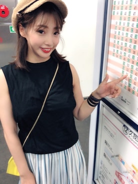 li.lian.Dさん（レディース・158cm）の夏コーディネート