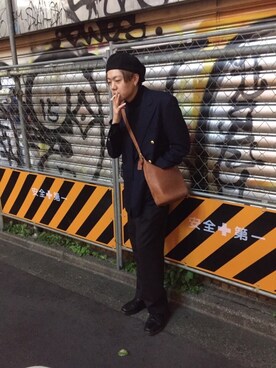 「代官山」｜かずやさん（メンズ・183cm・10代）の春コーディネート