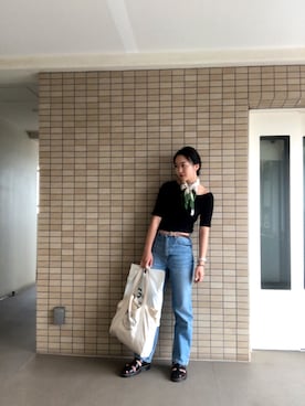 「プチプラミックス」｜ハナさん（レディース・165cm）の夏コーディネート