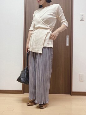 「LAURA DI MAGGIO（ローラディマッジオ）のアイテム」を使った、flclさん（レディース・155cm）の夏コーディネート