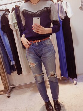 ＭＩＣＨＩＲＵさん（レディース・162cm）の冬コーディネート