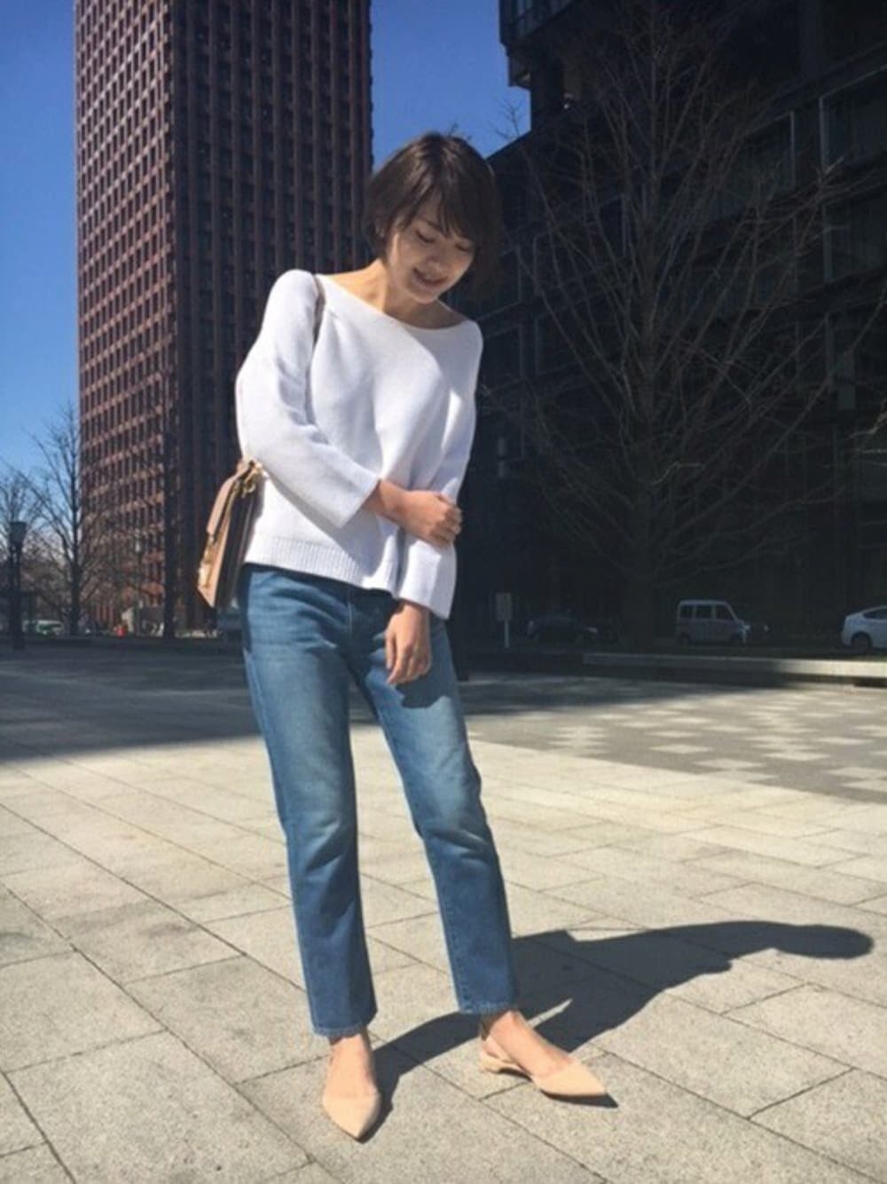 DEUXIEME CLASSE - 美品 ドゥーズィーエムクラス ガーターアミプルオーバー グレージュ Deuxieme Classe（ドゥーズィエムクラス）の「ガーターアミプル