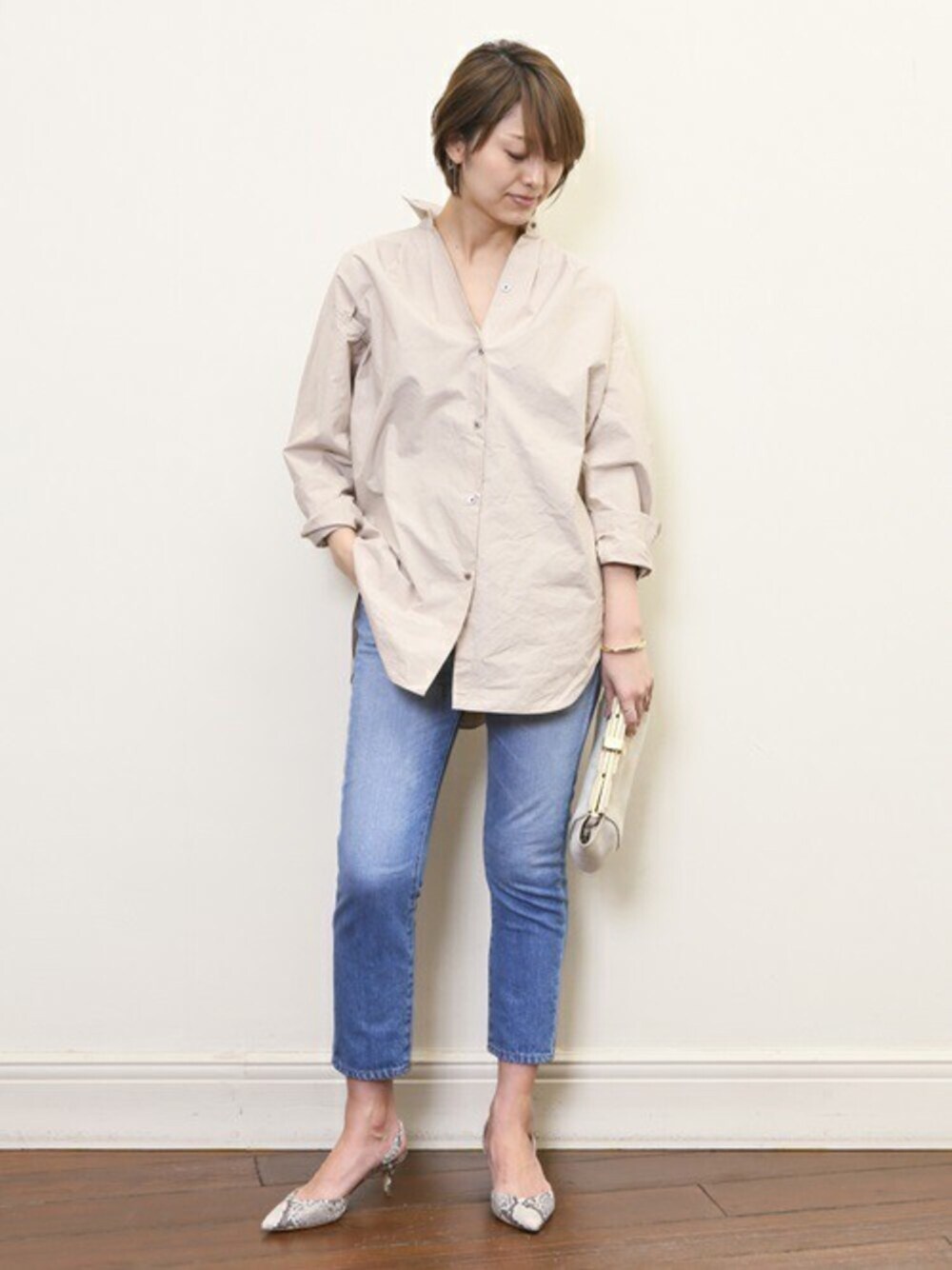 ドゥーズィエム muse クラス タイプライタータックシャツ 長袖 コットン 綿 Deuxieme Classe（ドゥーズィエムクラス）の「☆タイプライタータック