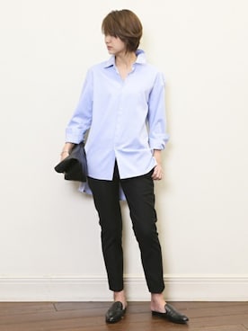 「SARTORE（サルトル）のアイテム」を使った、AYAさん（レディース・163cm）の春コーディネート