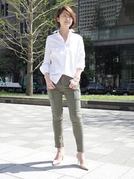 「GIGI（ジジ）のアイテム」を使った、AYAさん（レディース・163cm）の春コーディネート