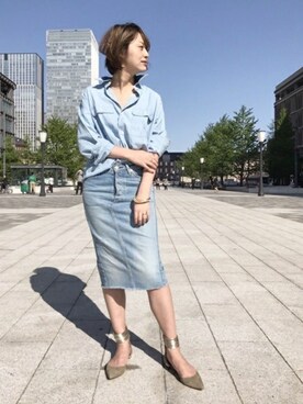 【新品】ドゥーズィエムクラス ダメージタイトスカート